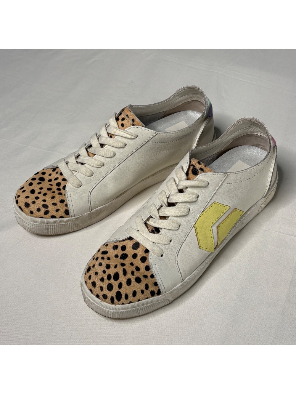 Dolce Vita Women's Size 8.5 White Leather Sneakers
